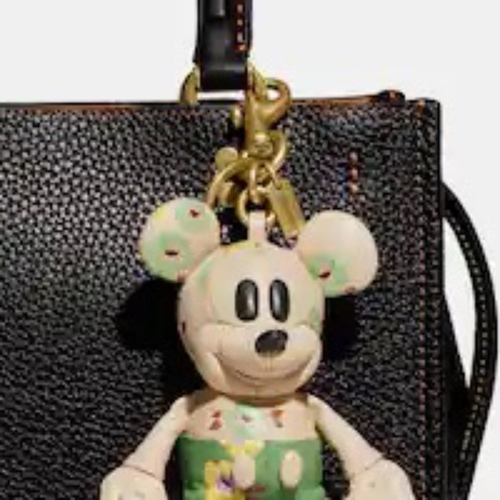 Coach X Disney Mickey Mouse 4 in. Bag Charm 100th Anniversary NWT - Picture 5 of 12